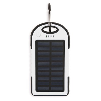 Power Bank Solar Bl Blanco