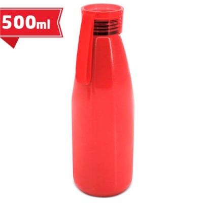Botella Aluminio Vuton Rojo