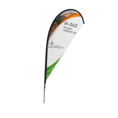 Soporte Bandera Forma Gota...