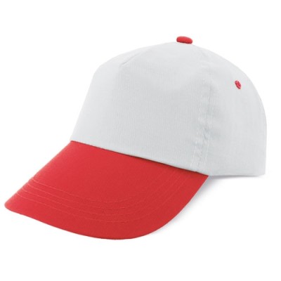 Gorra Bicolor Velcro Ro Rojo