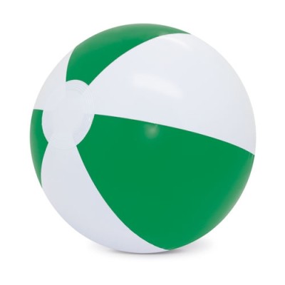 Balon De Playa Blanco/verde...