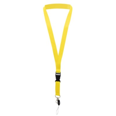 Lanyard Doble Amarillo