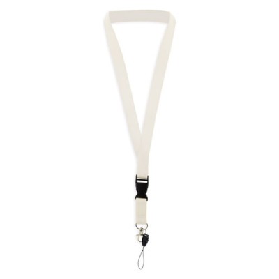 Lanyard Doble Blanco
