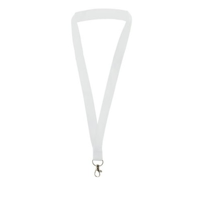 Lanyard Metalico Blanco