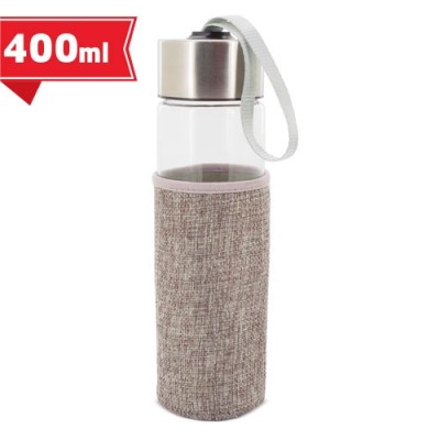 Botella Cristal Gris