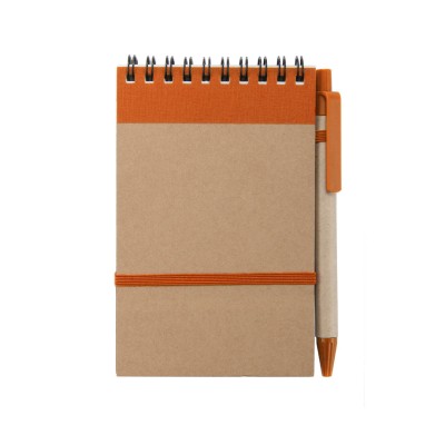 Libreta Ecocard Naranja