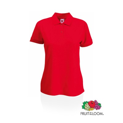 Polo Mujer 65/ 35 Rojo S