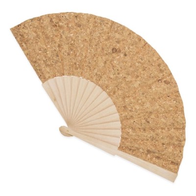 Abanico Corcho Natur Cuadrado