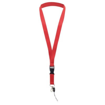 Lanyard Doble Rojo