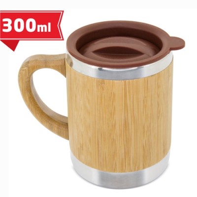 Vaso Bambu/acero Inoxidable...