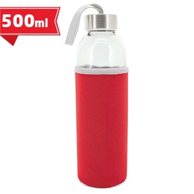 Bidón Transparente Alba Rojo