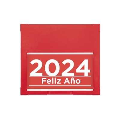 Calendario Coche Rally Rojo