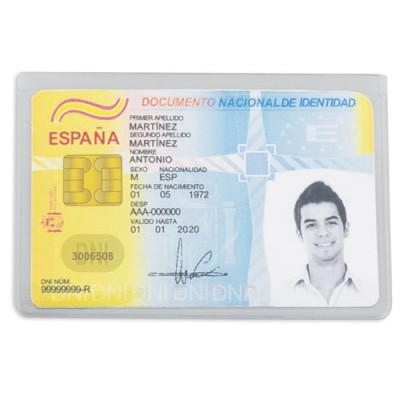 Portatarjetas Simple Plata