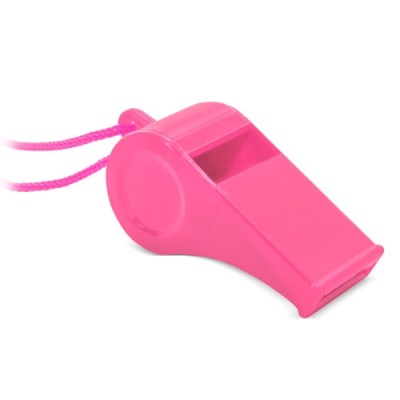 Silbato Con Cordón Fucsia