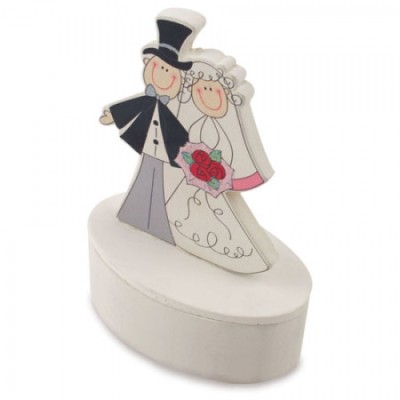 Cajita Boda Chic Novios...