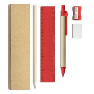 Set 5 Piezas Donati Rojo