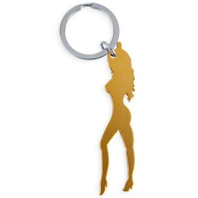 Llavero Aluminio Cris Or Oro